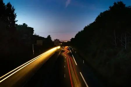 Major traffic jams on the motorways.